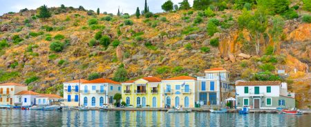 Poros Island harbor during one day cruise from Athens, Greece